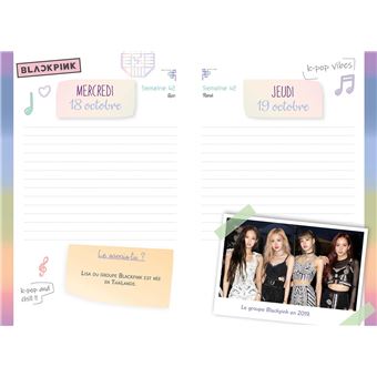Agenda scolaire K-POP 2023-2024