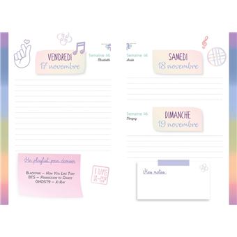 Agenda scolaire K-POP 2023-2024