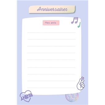 Agenda scolaire K-POP 2023-2024