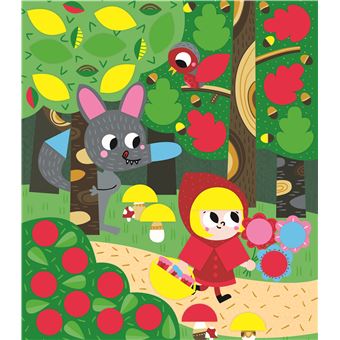 Gommettes mousse contes - boîte avec accessoires