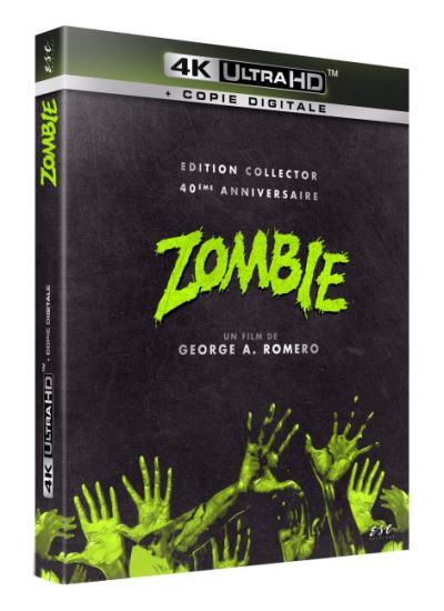 Zombie Edition Collector du 40ème Anniversaire Blu-ray 4K Ultra HD