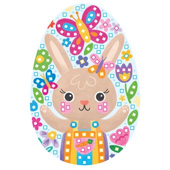 Mosaïques joyeuses Pâques - pochette avec accessoires