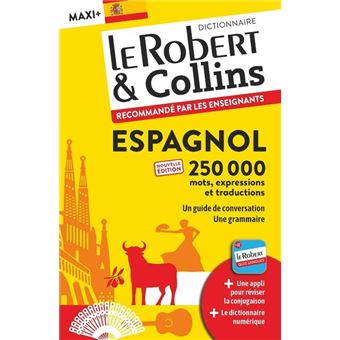 Le Robert Collins Maxi Espagnol Carte Telechargement Ne Et Son Dictionnaire A Telecharger Pc Broche Collectif Achat Livre Fnac