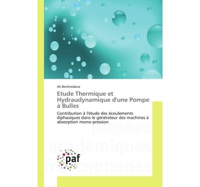 Etude thermique et hydraudynamique d'une pompe a bulles - co
