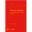 Sonnets complets - relié - John Keats, Miguel Egana, Alain Montandon ...