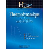 Thermodynamique 1re année MPSI-PCSI-PTSI