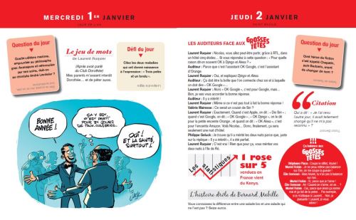 L'almanach des Grosses Têtes 2024 : RTL, Ruquier, Laurent
