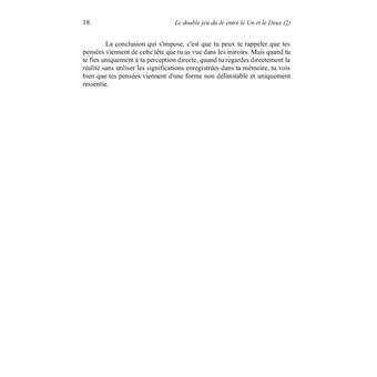 Le double jeu du Je entre le Un et le Deux (2)