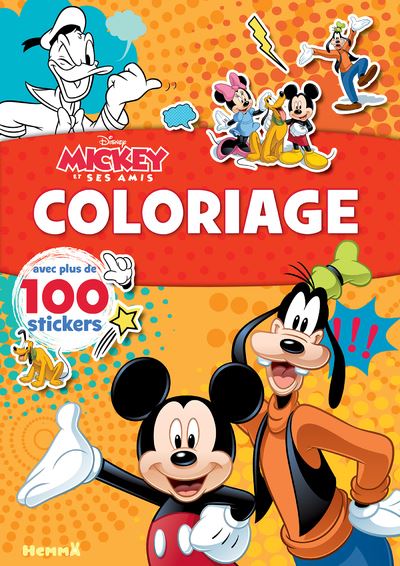 Coloriages mystères Disney - Mickey and friends 📚🌐 achat livre