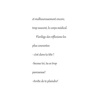 Ma " chère " Fibromyalgie