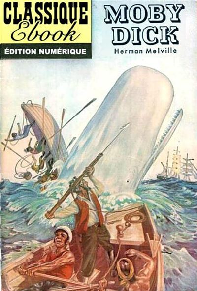 Herman Melville Classic Moby Dick Livre En Cuir Véritable Relié