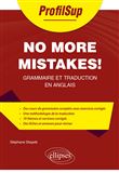 No more mistakes!