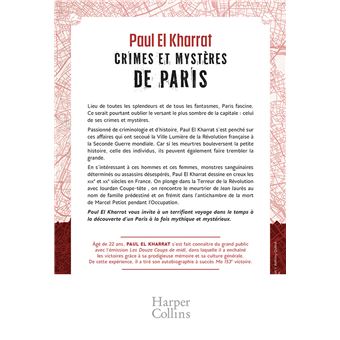 Crimes et mystères de Paris