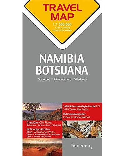 Namibie botswana afrique du sud 1:1 500 000