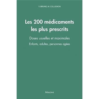 Les 200 médicaments les plus prescrits