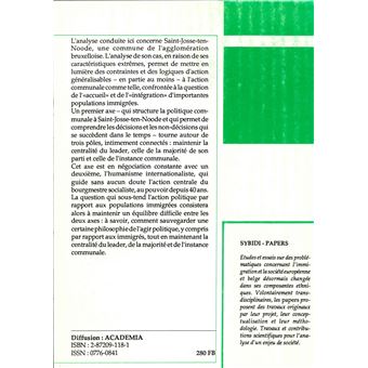 Immigrés et communes