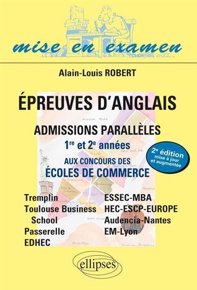 Epreuves écrites et orales d'anglais aux concours des écoles de commerce en admissions parallèles