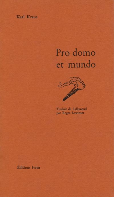 Pro domo et mundo