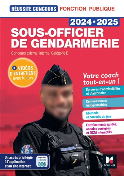 Réussite Concours - Sous-officier de gendarmerie - 2021-2022- Préparation complète