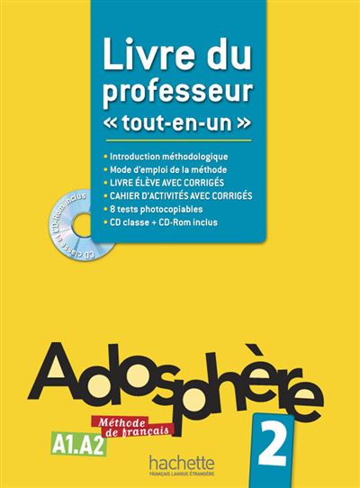 Adosphère 2 - Livre du professeur + CD-Rom encarté