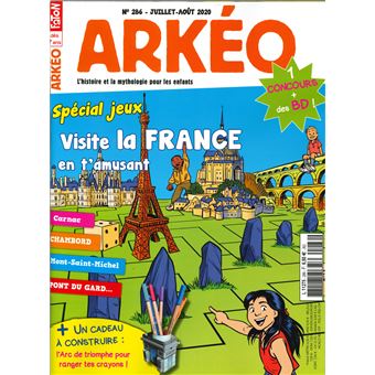 Arkéo junior n° 286 -Spécial jeux - juillet/août 2020