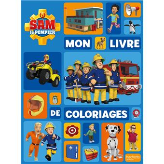 Sam le Pompier-Mon livre de coloriages NED