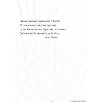 La puissance des maux