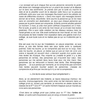 La puissance des maux