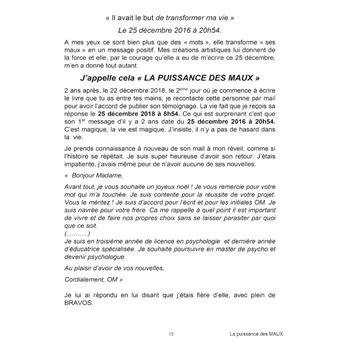 La puissance des maux