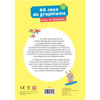 60 jeux de graphisme avec le styloptic 4 ans +