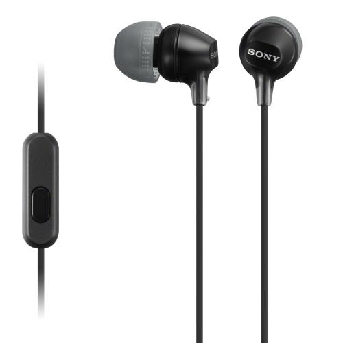 Sony MDR-EX15AP Oortelefoons Zwart