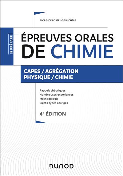 L'épreuve orale du CAPES de chimie