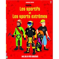 Habille... Les sportifs et les sports extrêmes - Autocollants Usborne