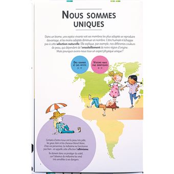 Tous des humains très différents !
