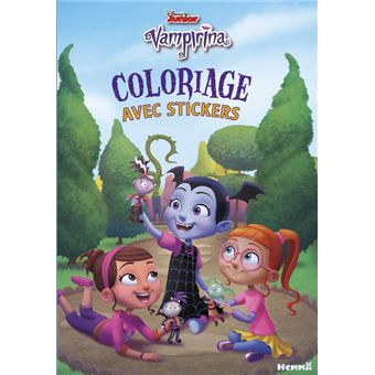 Vampirina Disney Vampirina Coloriage Avec Stickers Poppy Vampirina Et Bridget Collectif Broche Achat Livre Fnac
