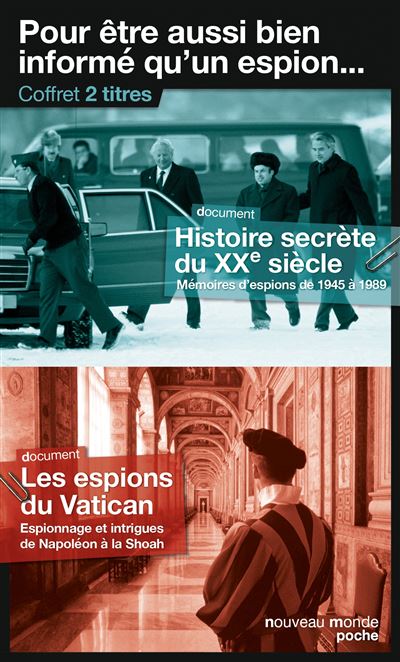Coffret Les espions du Vatican et Histoire secrète du XXe siècle