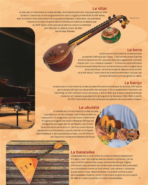 Livre musical- Les instruments de musique - Fleurus