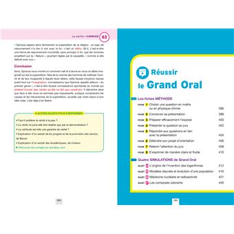 Annales du bac Annabac 2022 L'intégrale Tle Maths, Physique-Chimie, Philo, Grand Oral