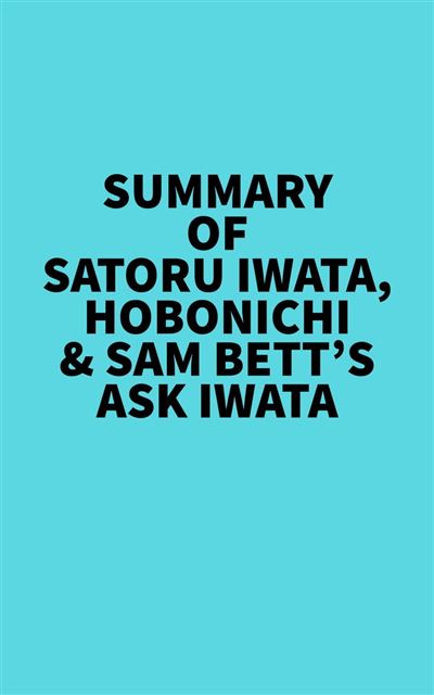 Ask Iwata, Book by Sam Bett, Hobonichi