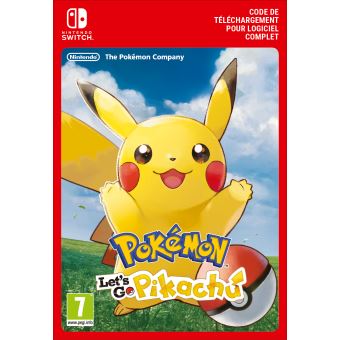 Code De Téléchargement Pokémon Lets Go Pikachu Nintendo Switch