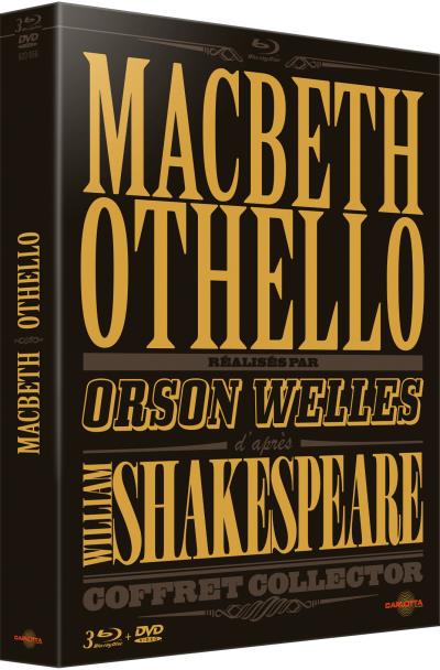 Macbeth & Othello d'après William Shakespeare réalisés par Orson Welles Blu-Ray