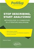 Stop describing, start analyzing !