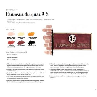 D'après les films Harry Potter : la magie de l'aquarelle