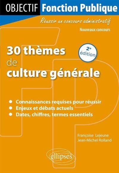 30 thèmes de culture générale
