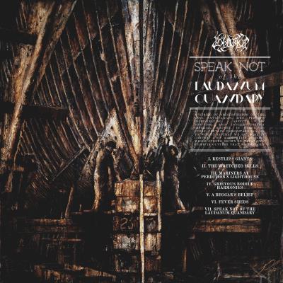 Speak not of the Laudanum Quandary Digipack