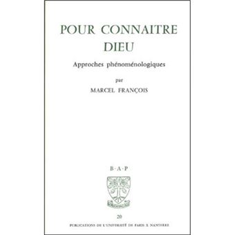 Pour connaître Dieu