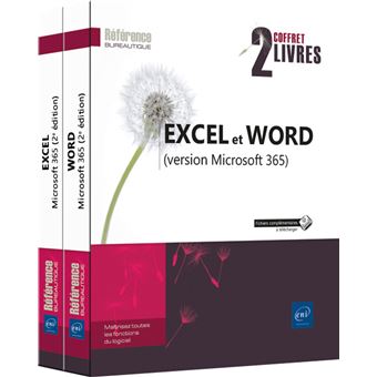 Excel et Word (version Microsoft 365) - Coffret de deux livres