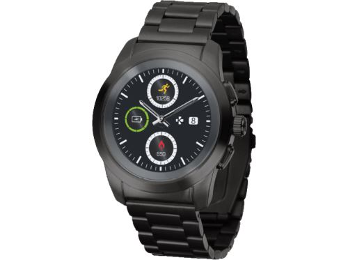 Mykronoz Zetime Hybrid Elite Titanium 44mm Horloge Black