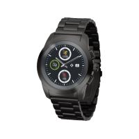 Mykronoz Zetime Hybrid Elite Titanium 44mm Horloge Black