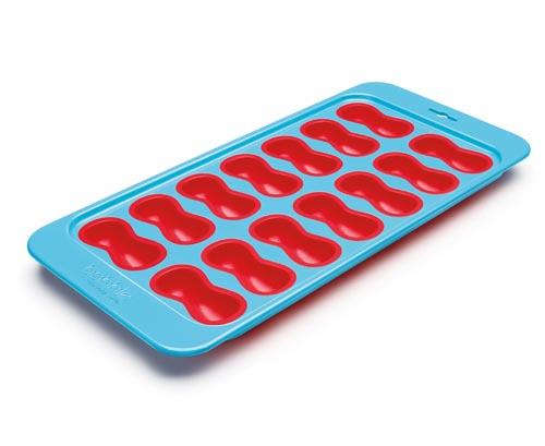 Bac à Glaçons Bobble Bleu/Rouge